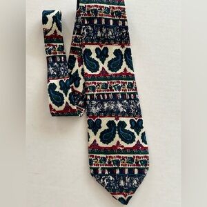 Touché Finale Paisley Patterned Multicolor  Vintage Tie France